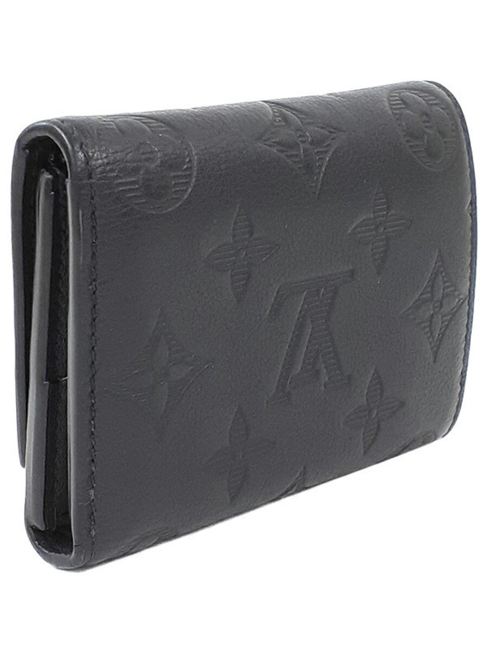 Louis Vuitton Wallet Tri Shadow Monogram Black fold Victor Black